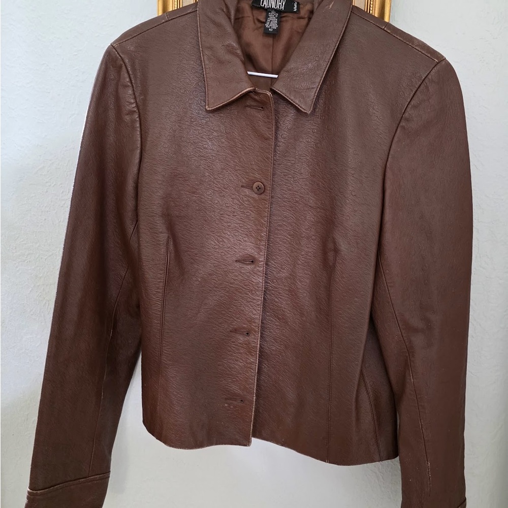 Women's Brown Lamb skin Jacket